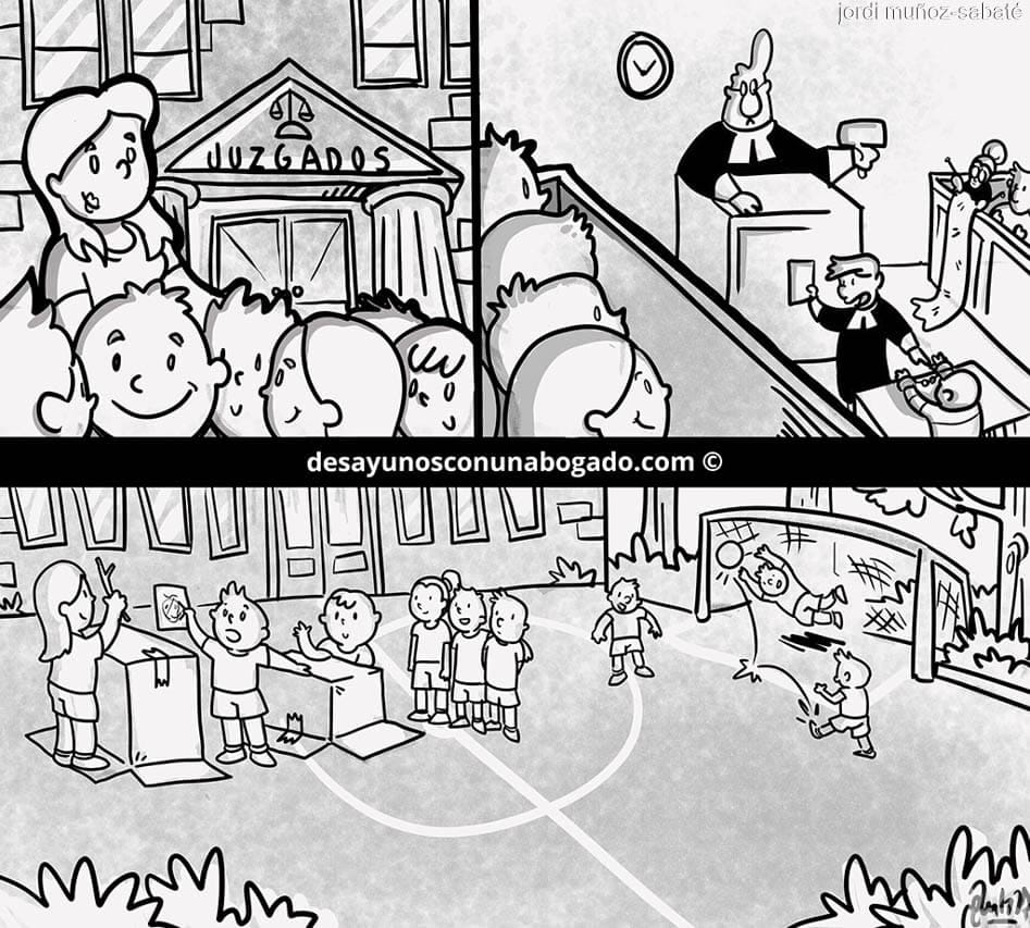 CHISTE 22 excursion al juzgado Los niños y la justicia