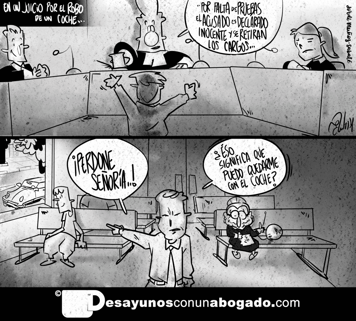 JUICIO ROBO COCHE chiste 4 MEJORADO Juicio robo por falta de pruebas
